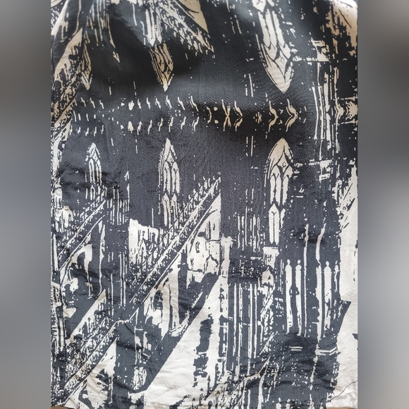 Twelfth Street by Cynthia Vincent Cathedral Print Mini Dress, VGUC, Size S - Picture 7 of 9